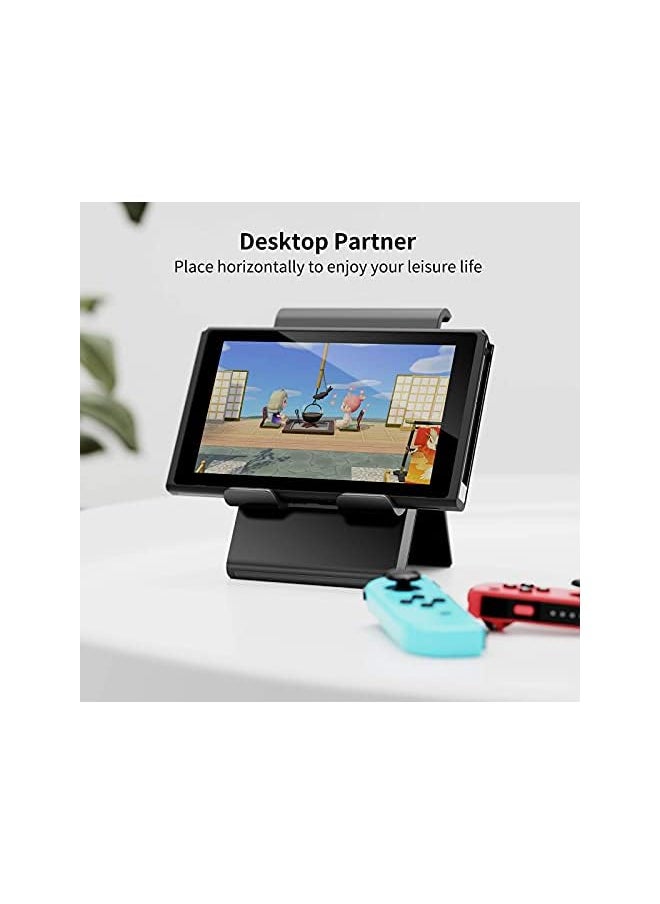 Cell Phone Stand, Tablet Stand Sturdy and Stable, Phone Holder Height Adjustable Foldable, for Desk Compatible with all 4-12.9in Smartphone Tablet Kindle Switch, Back to School Supplies (Black) - pzsku/ZFFB1C125E1204E80F0FDZ/45/_/1691378885/c392beff-7275-45f7-8ec0-5bb1ab3c1c94