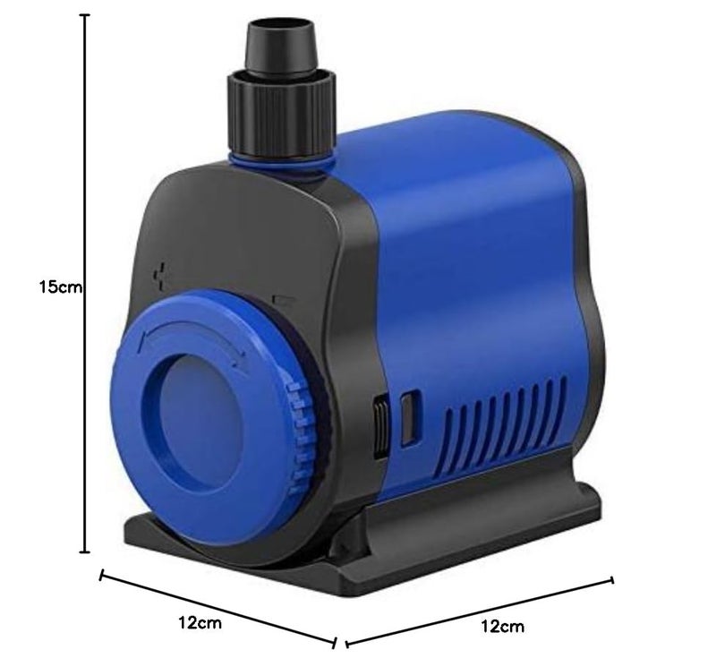 WE Hydroponics Submersible pumps super noiceless for Hydroponics, Desert air cooler, Fountain, aquarium, Ponds and diy projects, under water motor (JQP-2500L/H,35W) 2.4m head - Image 5