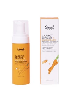 sweet chef Sweet Chef Carrot Ginger + Salicylic Acid Pore Cleanser - Foaming Face Wash and Gentle Cleanser for Blemish Prone Skin - Brightening Ginger, Pore Minimizer Carrot and Exfoliating Face Wash (5 fl oz)  - Image 1