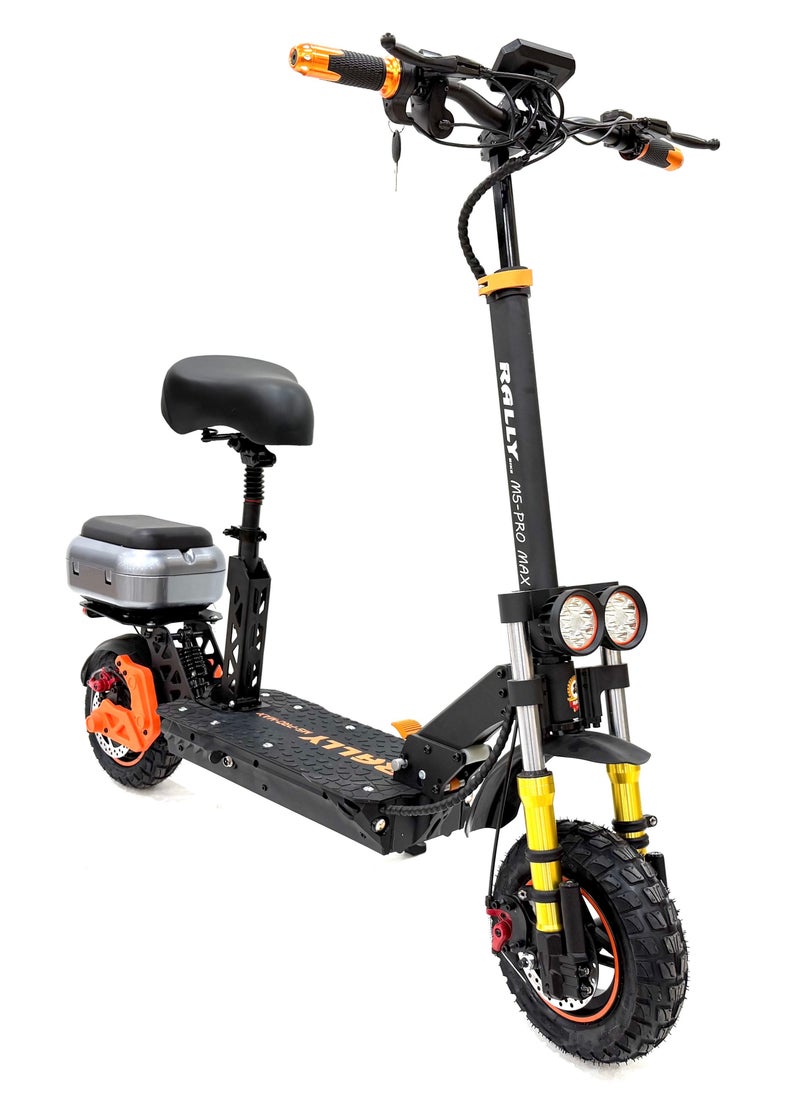RALLY BICYCLE - RALLY SCOOTER model M5-PRO-MAX, Recomended for adults, 48V 18AH battery, 2000W motor, max speed is 65 km/h, Range is 55-60 km, Include rear box - Image 1
