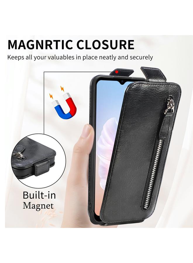 S-TOP Case For DOOGEE X98 Pro / X98 Zipper Wallet Vertical Flip Leather Phone Case - Image 5