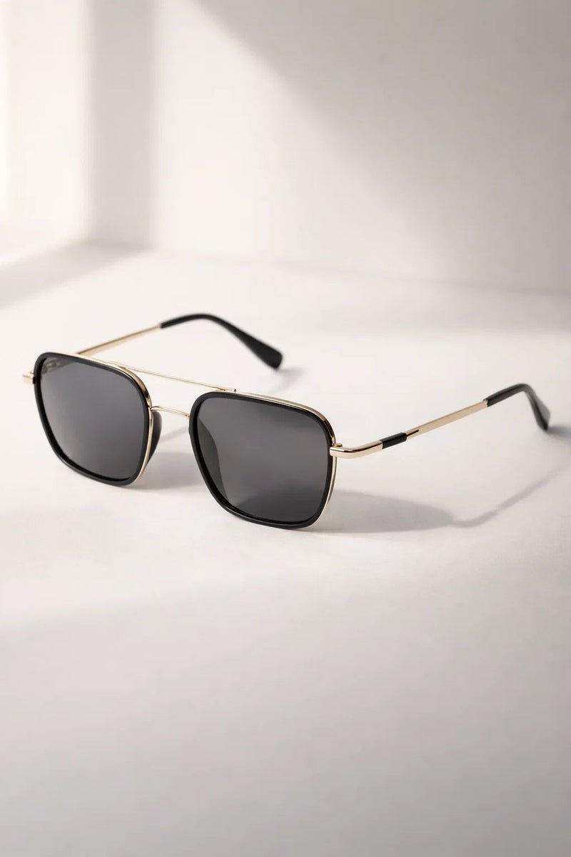 VEGAS Full Rim Hexagonal Men Sunglasses S-M-A-KST2336 C1 - Image 4