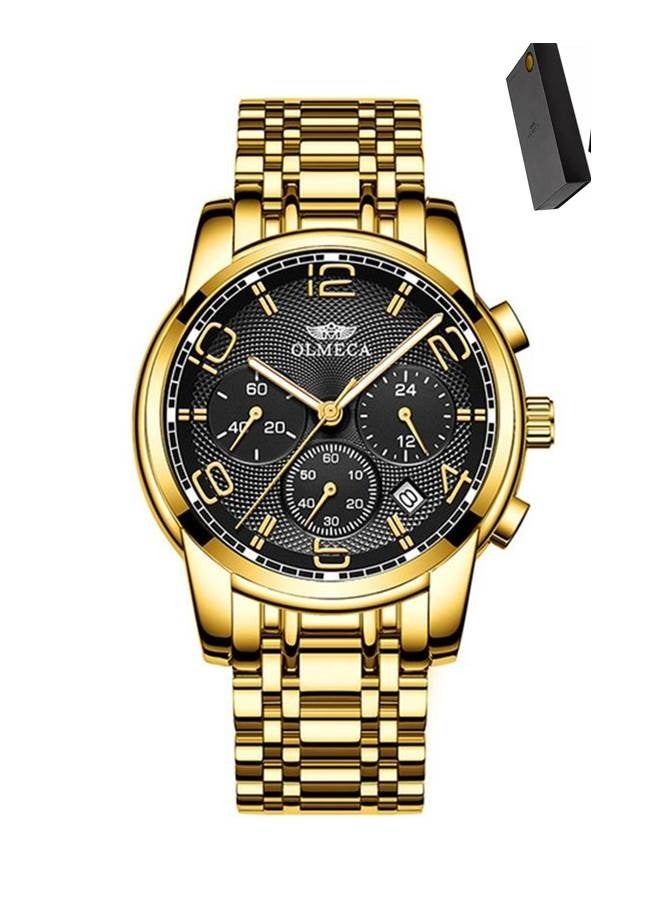 أولميكا ساعة يد من الستانلس ستيل المقاوم للصدأ كرونوغراف مقاومة للماء من Olmeca 0829 - Image 1