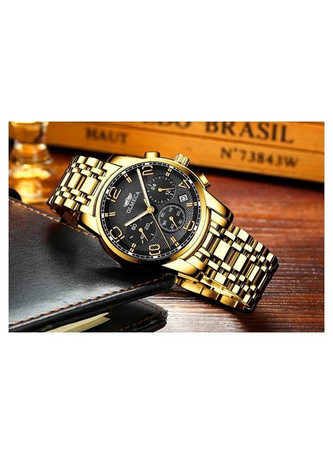 أولميكا ساعة يد من الستانلس ستيل المقاوم للصدأ كرونوغراف مقاومة للماء من Olmeca 0829 - Image 3