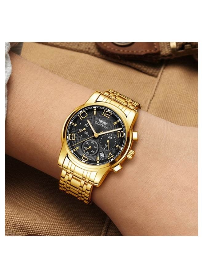 أولميكا ساعة يد من الستانلس ستيل المقاوم للصدأ كرونوغراف مقاومة للماء من Olmeca 0829 - Image 5