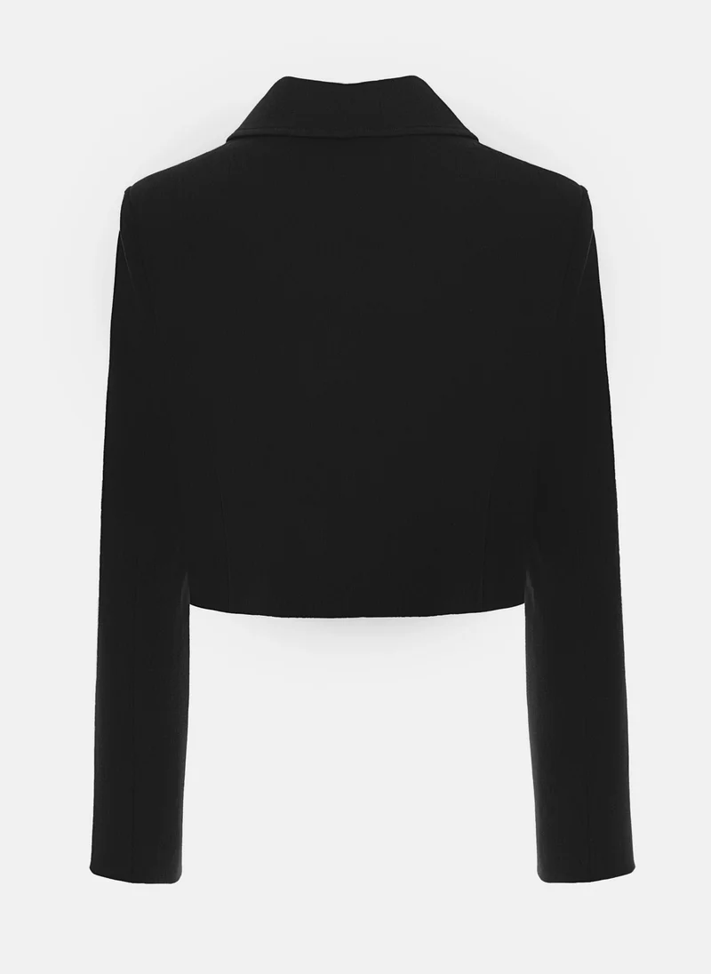 Lichi Cropped zip-up jacket