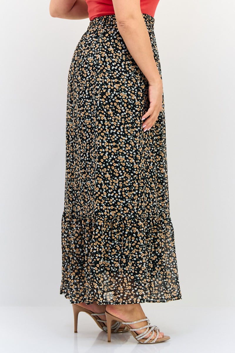 Fire & Glory Women Allover Print Maxi Skirt, Multicolor - Image 2