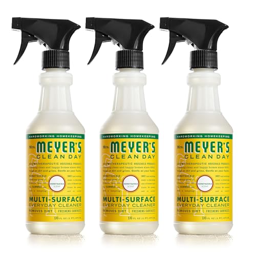 MRS. MEYER'S CLEAN DAY All-Purpose Cleaner Spray, Honeysuckle (16 Fl Oz (Pack of 3)) - Image 1