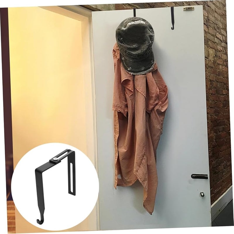 Veemoon 10 Pack Heavy Duty Adjustable Cabinet Hooks for Coats Bags Scarves Home Organization Easy Install - Image 5