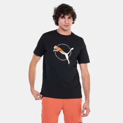 PUMA Men's Real Cat Graphic T-Shirt