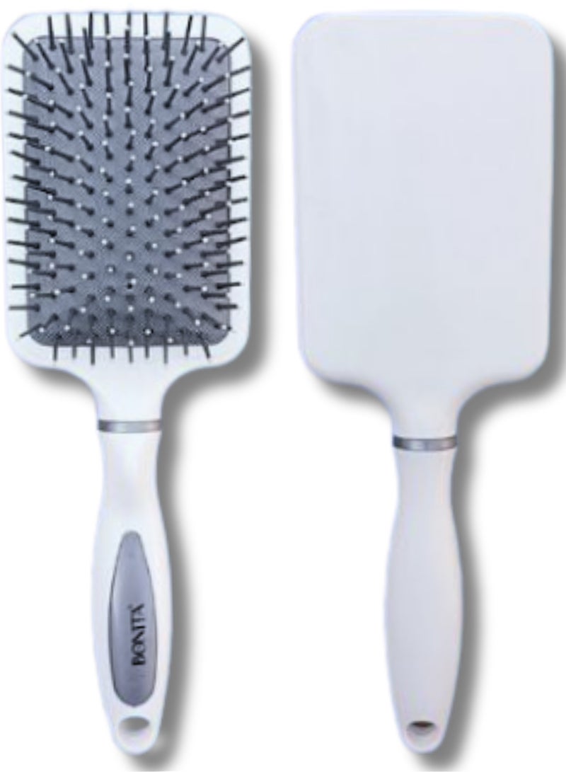 Bonita Square Hair Brush - White Color - Image 1