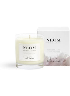 NEOM NEOM- Complete Bliss Scented Candle, 1 Wick | Blush Rose, Lime & Black Pepper | Essential Oil Aromatherapy Candle | Scent to De-Stress 