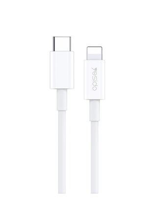 كابل بيانات شاحن سريع من يسيدو CA49 Type-C إلى Lightning بقوة ٢ أمبير - أبيض - pzsku/ZFFB24C182755CF57BAF4Z/45/_/1722513109/c766cc09-3029-491f-a4b1-1bec75f0a8de