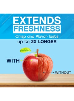 NonScents Most Effective Refrigerator Deodorizer Air Filter For Fridge Freezer Odor Eliminator 6 Months Air Freshener And Odor Remover Produce Preserver Outperforms Air Purifying Charcoal Bags Baking Soda 10X  - Image 2