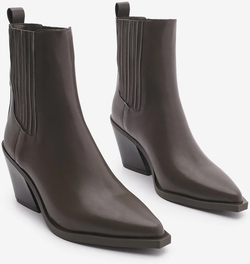 MARJIN Margin Women's Pointed Toe Western Boots Erbe