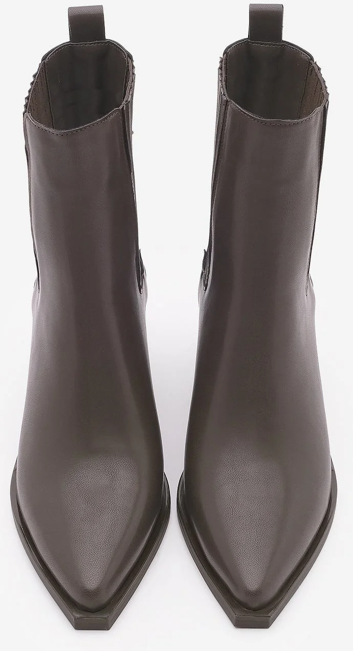 MARJIN Margin Women's Pointed Toe Western Boots Erbe