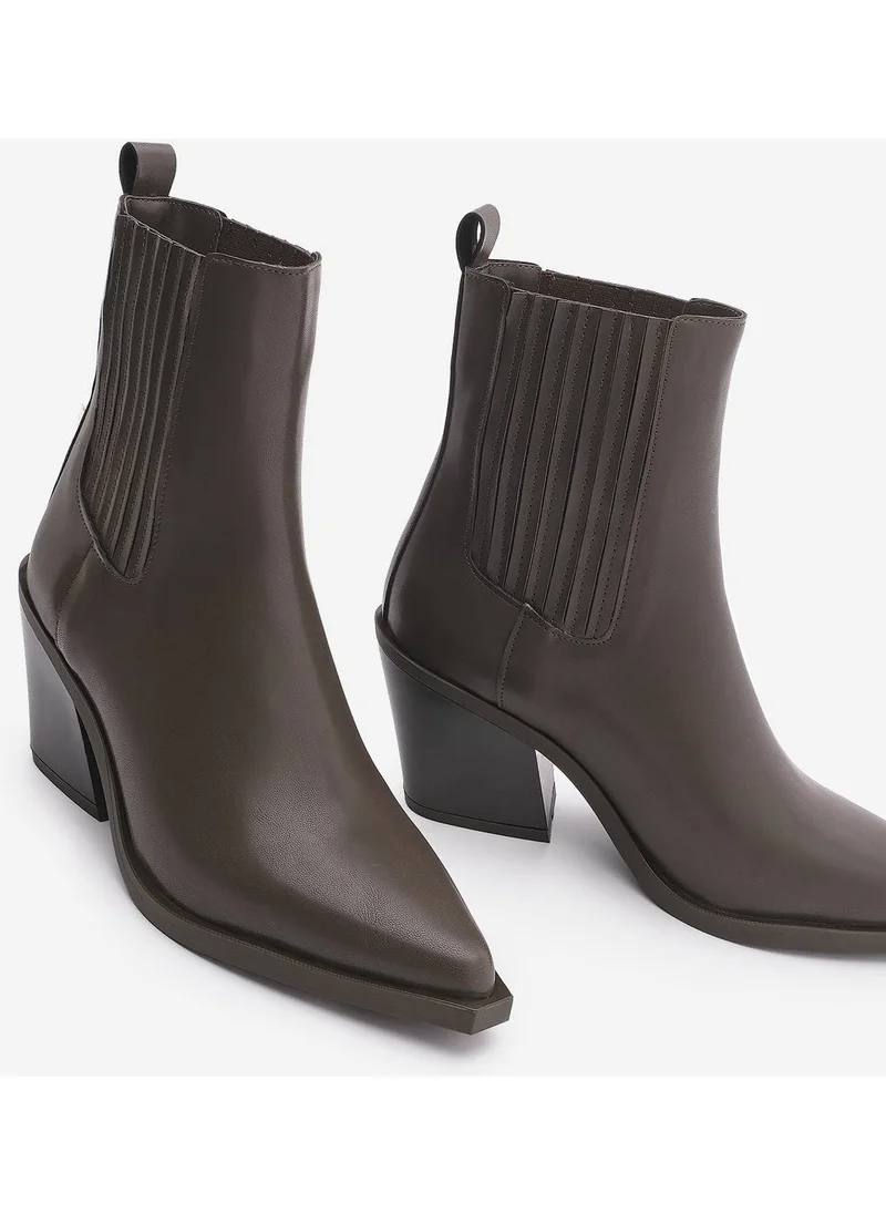 MARJIN Margin Women's Pointed Toe Western Boots Erbe