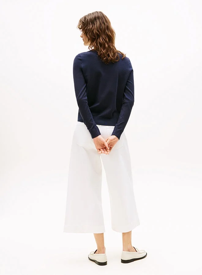 TOMMY HILFIGER Boat Neck Jersey Sweatshirt