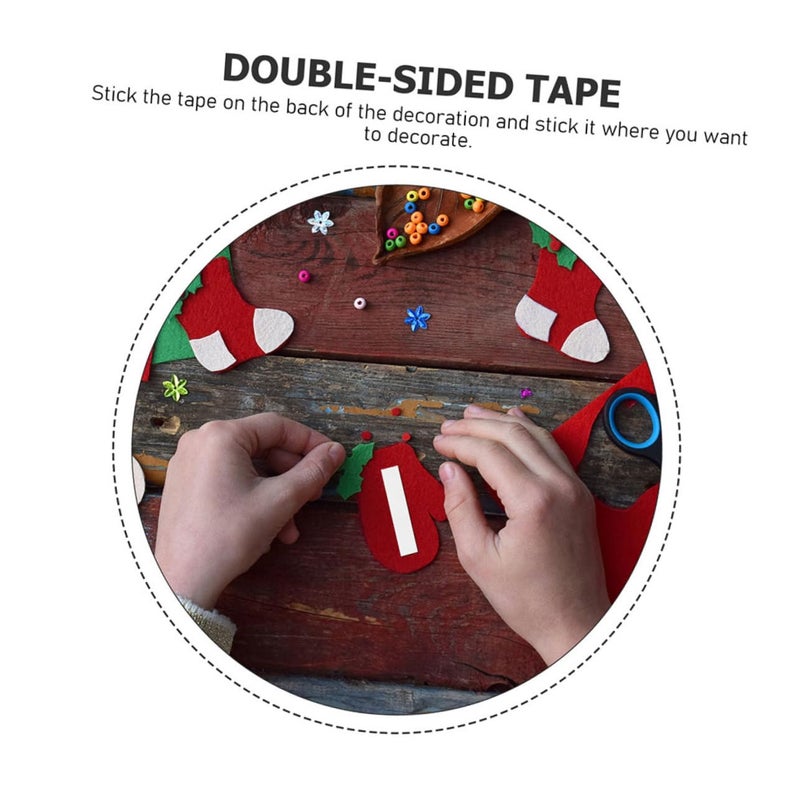 MAGICLULU 1Roll Water Soluble Double Sided Tape Temporary Basting Tape for for DIY Patchwork Easy to Use No Residue for Crafting and Sewing - Image 3