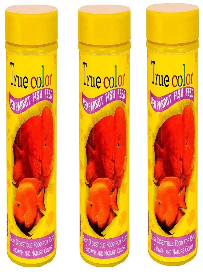 Best Fish Food for Fast Growth & Color for Parrot Fish & All Type Cichlid Fish - 3 in 1 Combo (Total 300g) Sold by RedBeaks