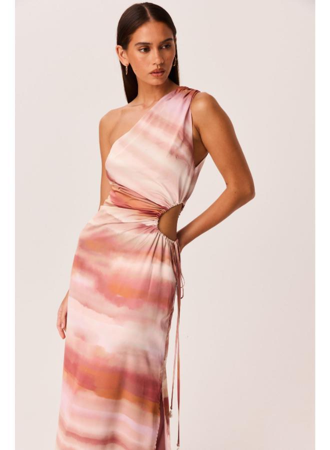 SNDYS Horizon One Shoulder Maxi Dress - Image 3