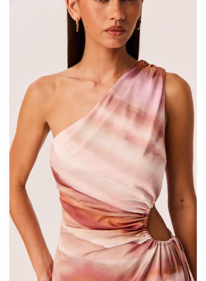 SNDYS Horizon One Shoulder Maxi Dress - Image 4