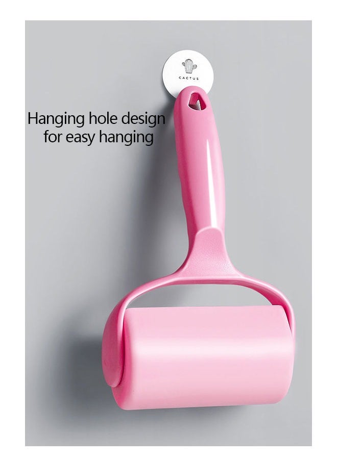 Ant - Sticky Lint Roller with 420 Sheets, Sticky Hair Remover Tool Brush for Clothes Carpet Car Seats Dust Dogs Cats (1Handle+7Refills) - Image 1