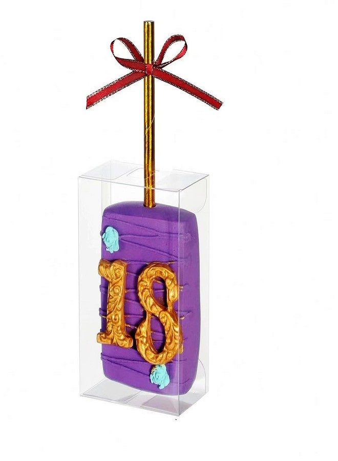 JCXPACK 35PCS 3.5"x 2.5"x 1.38" Clear Rice Krispie Treat Boxes With Hole Party Favors Boxes - Image 1
