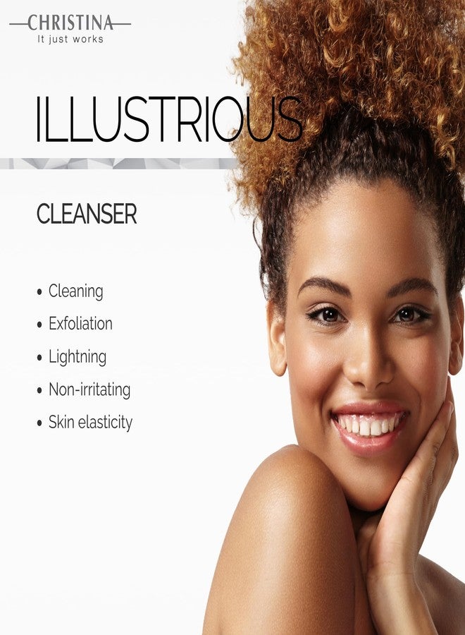 -CHRISTINA- Illustrious Refreshing AHA Facial Cleanser | Gentle Glycolic Acid Face Wash | Infused with Witch Hazel for Even Skin Tone & Radiance | For All Skin Types 300ml / 1 fl.oz - Image 3