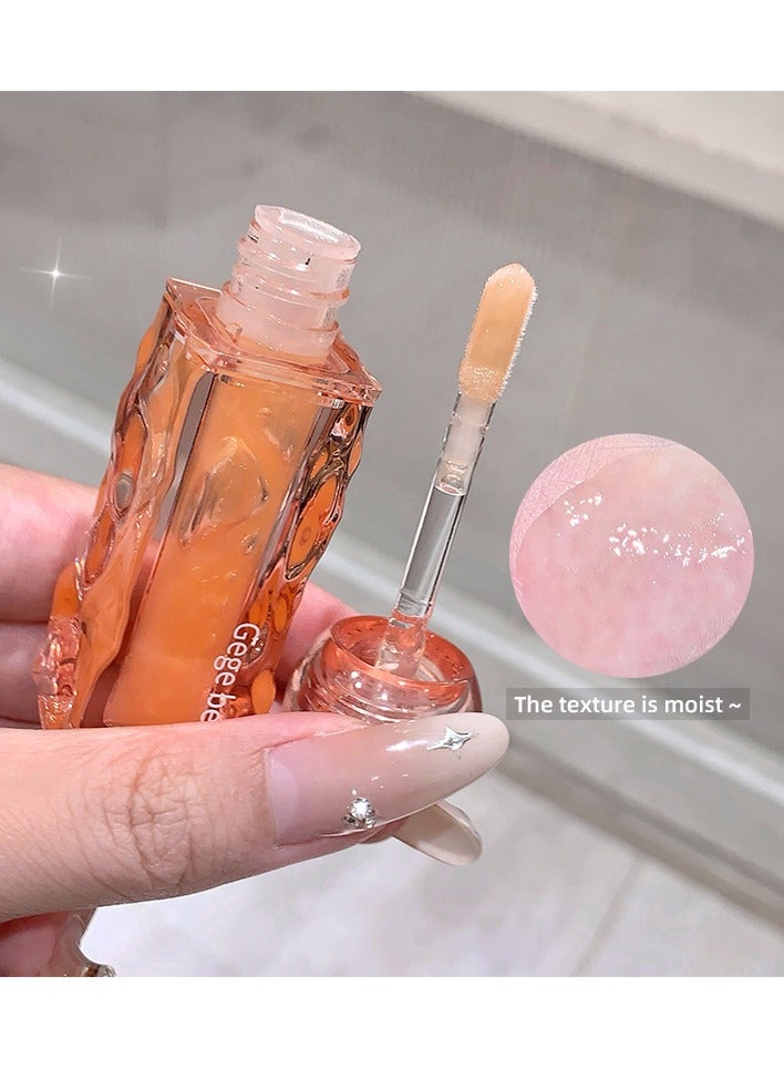 Gege bear Hydarating Moisturising Smooth Soft Glass Finish Liquid Lip Gloss 02 - Image 2