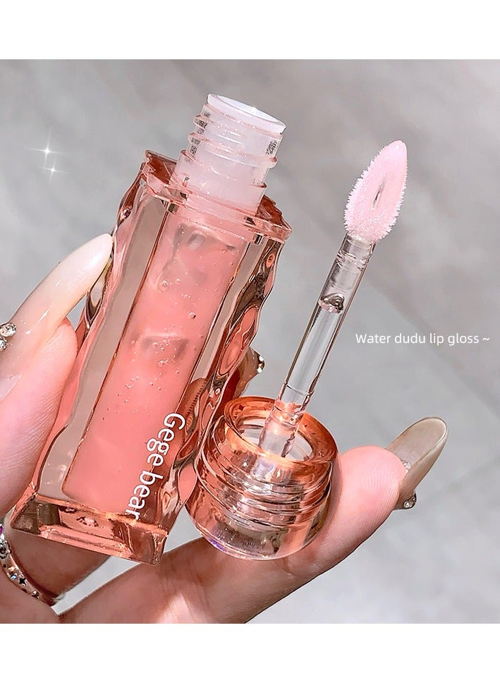 Gege bear Hydarating Moisturising Smooth Soft Glass Finish Liquid Lip Gloss 02 - Image 3