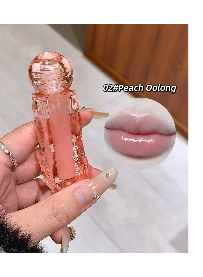 Gege bear Hydarating Moisturising Smooth Soft Glass Finish Liquid Lip Gloss 02 - Image 5