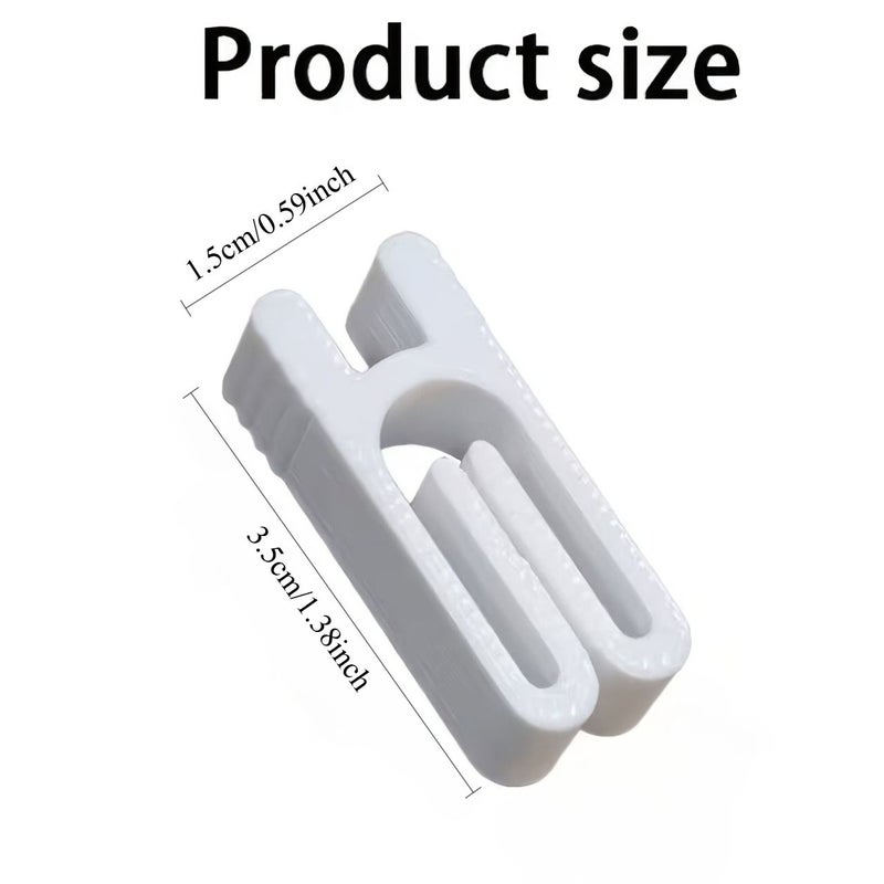 14 White Snack Bag Sealing Clips 14 Pcs Food Packaging Sealing Clips Lightweight Durable Kitchen Essentials - Image 4