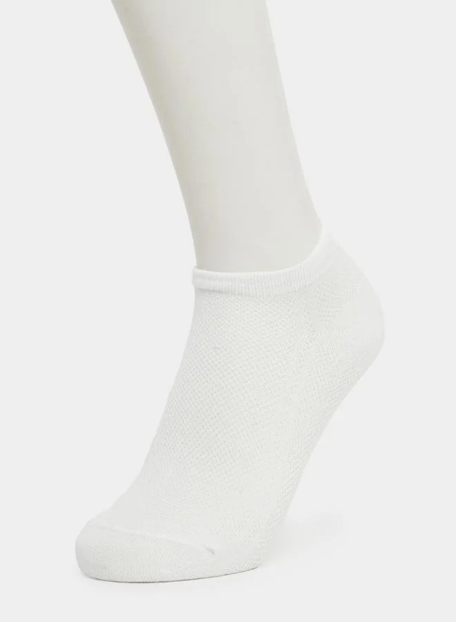 ستايلي Styli Set of 3 - Net Ankle Socks