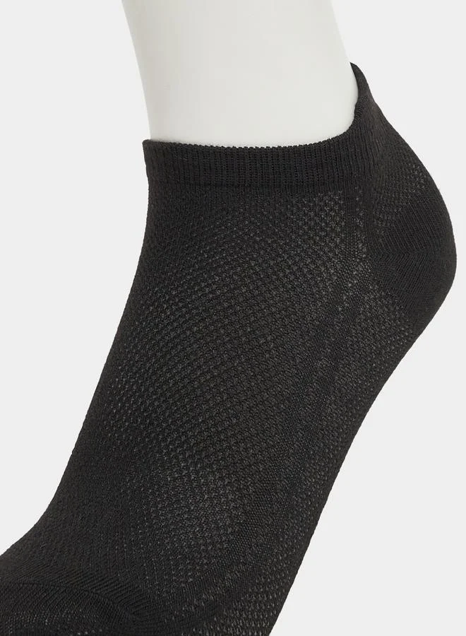 ستايلي Styli Set of 3 - Net Ankle Socks