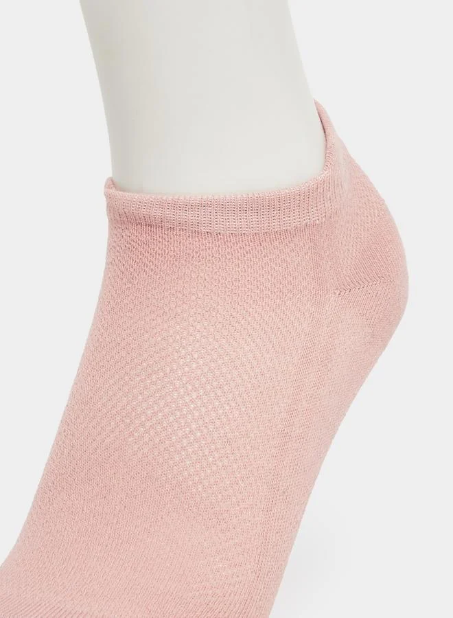 ستايلي Styli Set of 3 - Net Ankle Socks