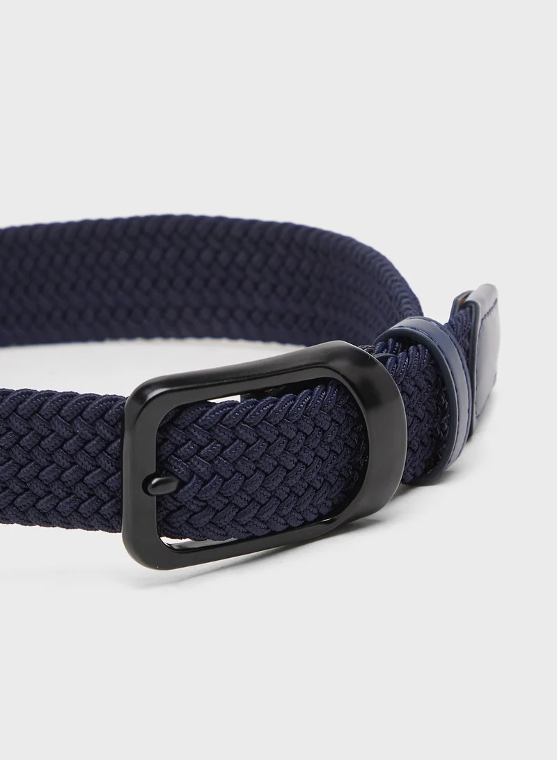 سفنتي فايف Weaved Free Size Casual Slim Fit Belt