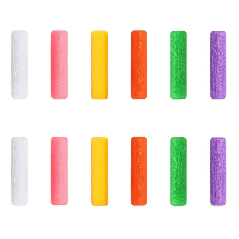 KISEER 12 Pcs Colorful Orthodontic Aligner Chewies for Aligner Chompers Aligner Trays Seaters 6 Color