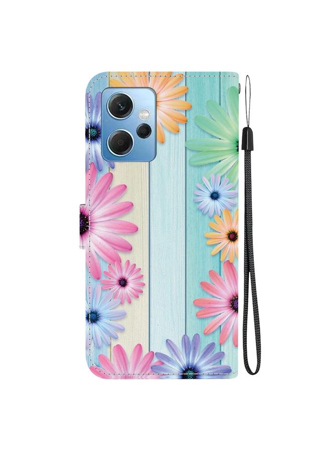 S-TOP Case For Redmi Note 12 4G Global Crystal Texture Colored Drawing Leather Phone Case - Image 3