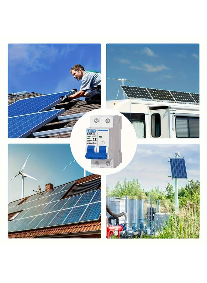 2P 32A Miniature Circuit Breaker AC Air Switch DZ47 63 2 Pack - Image 5