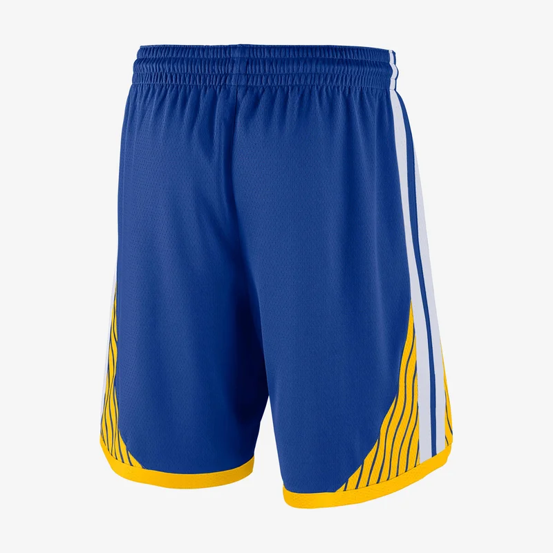Nike Blue Men's 23/24 NBA Golden State Warriors Icon Edition Swingman Basketball Shorts for Men | Best Price UAE