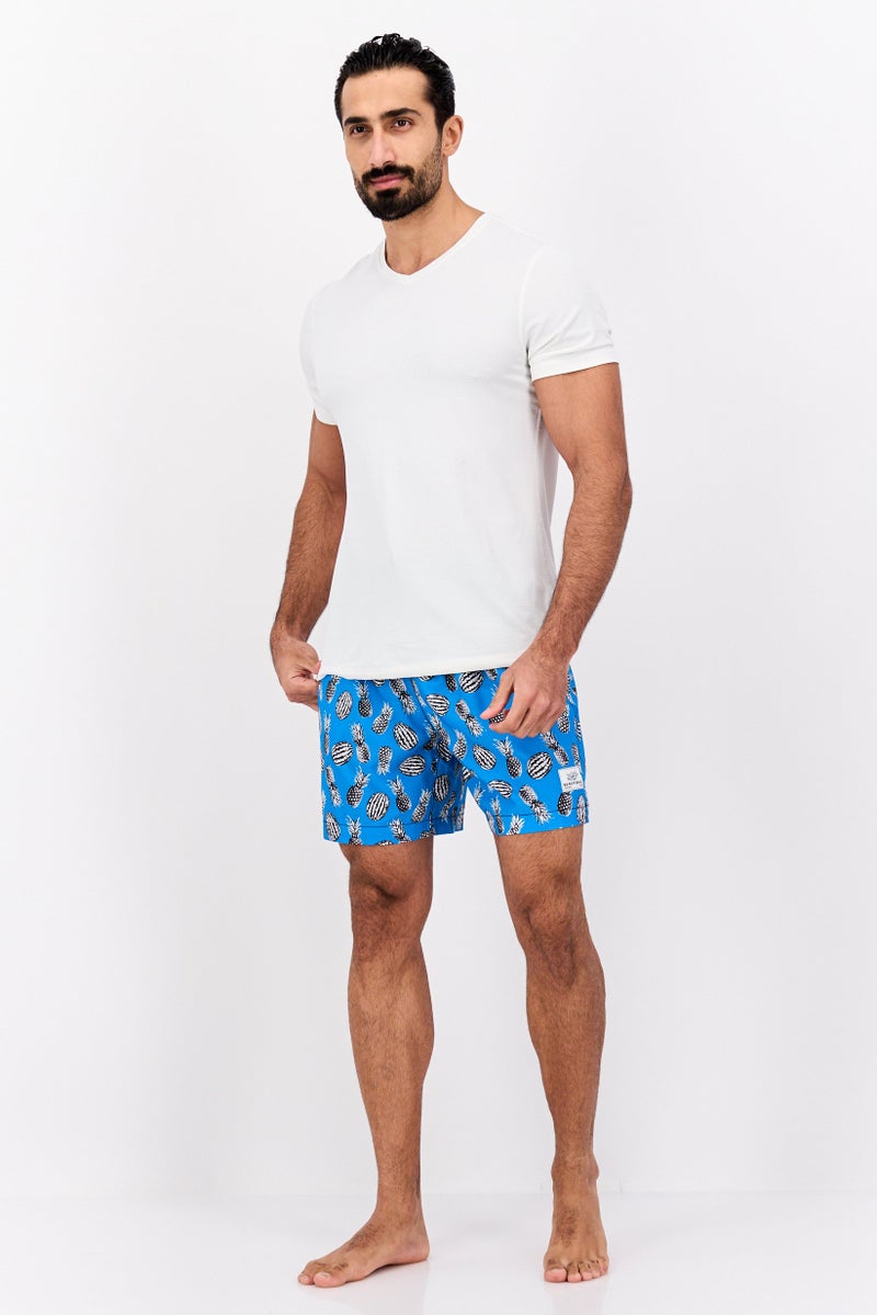 Beach Bros Men Allover Printed Board Shorts, Multicolor - Image 4