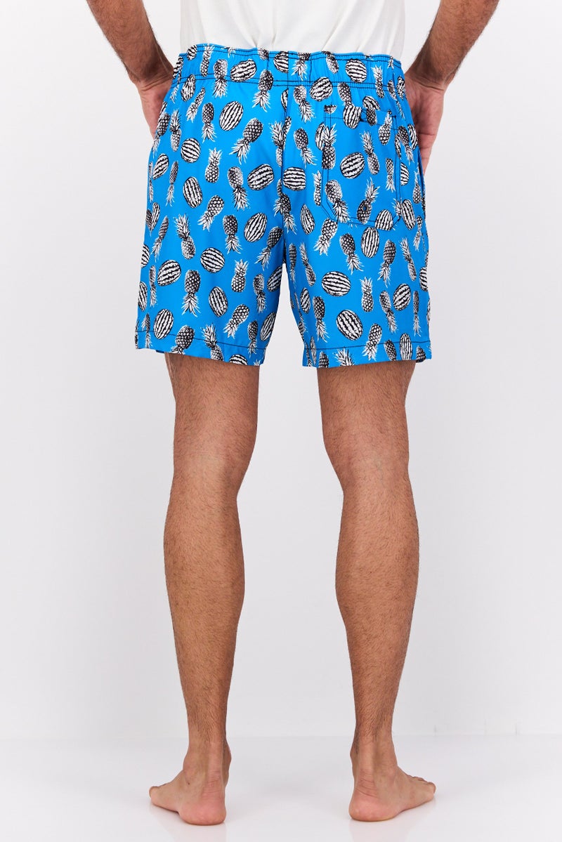 Beach Bros Men Allover Printed Board Shorts, Multicolor - Image 3