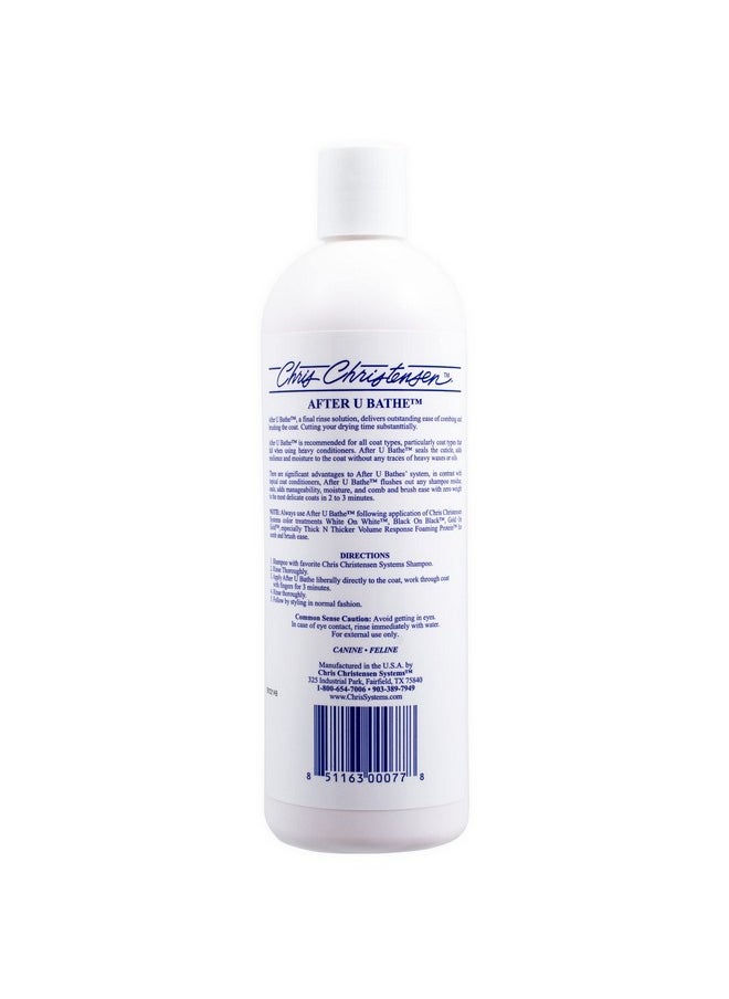 Chris Christensen After U Bathe Final Rinse Solution, Groom Like A Professional, Adds Moisture And Resilience, No Waxes/Oils, Made In The Usa, 16 Oz  - Image 2