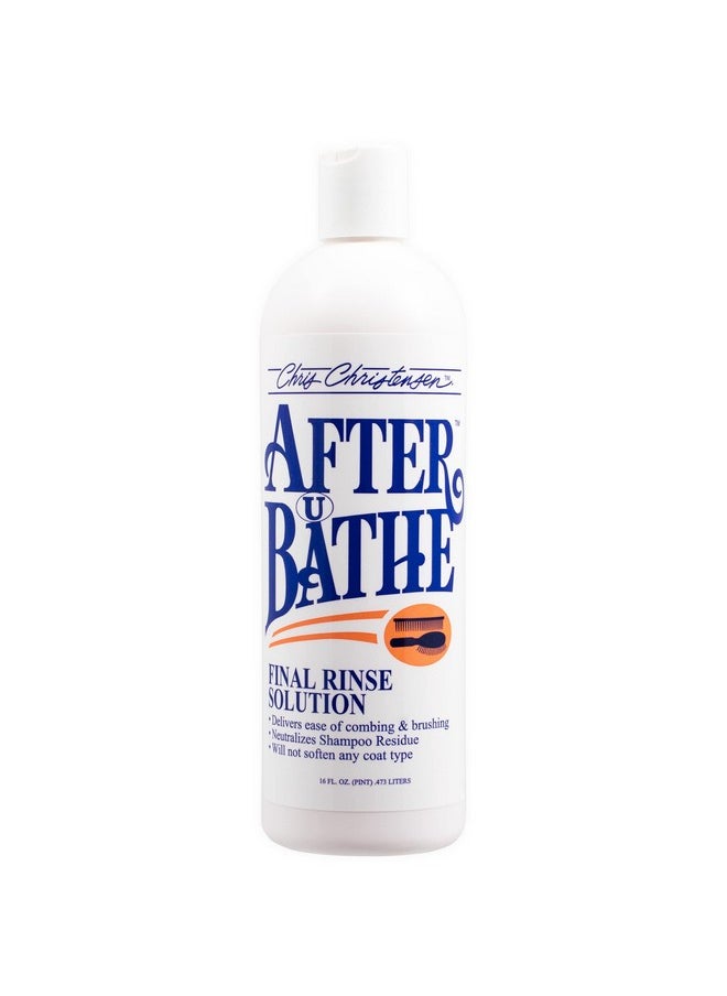 Chris Christensen After U Bathe Final Rinse Solution, Groom Like A Professional, Adds Moisture And Resilience, No Waxes/Oils, Made In The Usa, 16 Oz  - Image 1