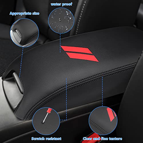 INTGET Center Console Cover for 2011-2020 Dodge Journey Accessories Leather Middle Armrest Cover Arm Rest Box Lid Protector Car Seat Box Cover for Dodge Journey - Image 3