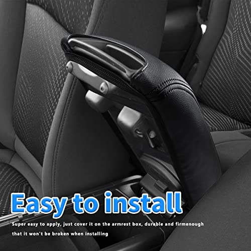 INTGET Center Console Cover for 2011-2020 Dodge Journey Accessories Leather Middle Armrest Cover Arm Rest Box Lid Protector Car Seat Box Cover for Dodge Journey - Image 4