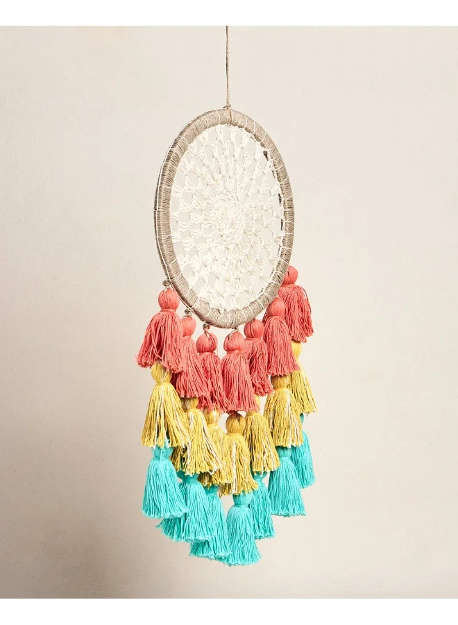 Chumbak Chumbak Serenade Dream Catcher - Multicoloured | Home Decor Wall Hanging Bedroom Best for Gifts and Decoration (Multi-coloured) | Wall Art For Bedrooms, Home Wall, Hanging Design