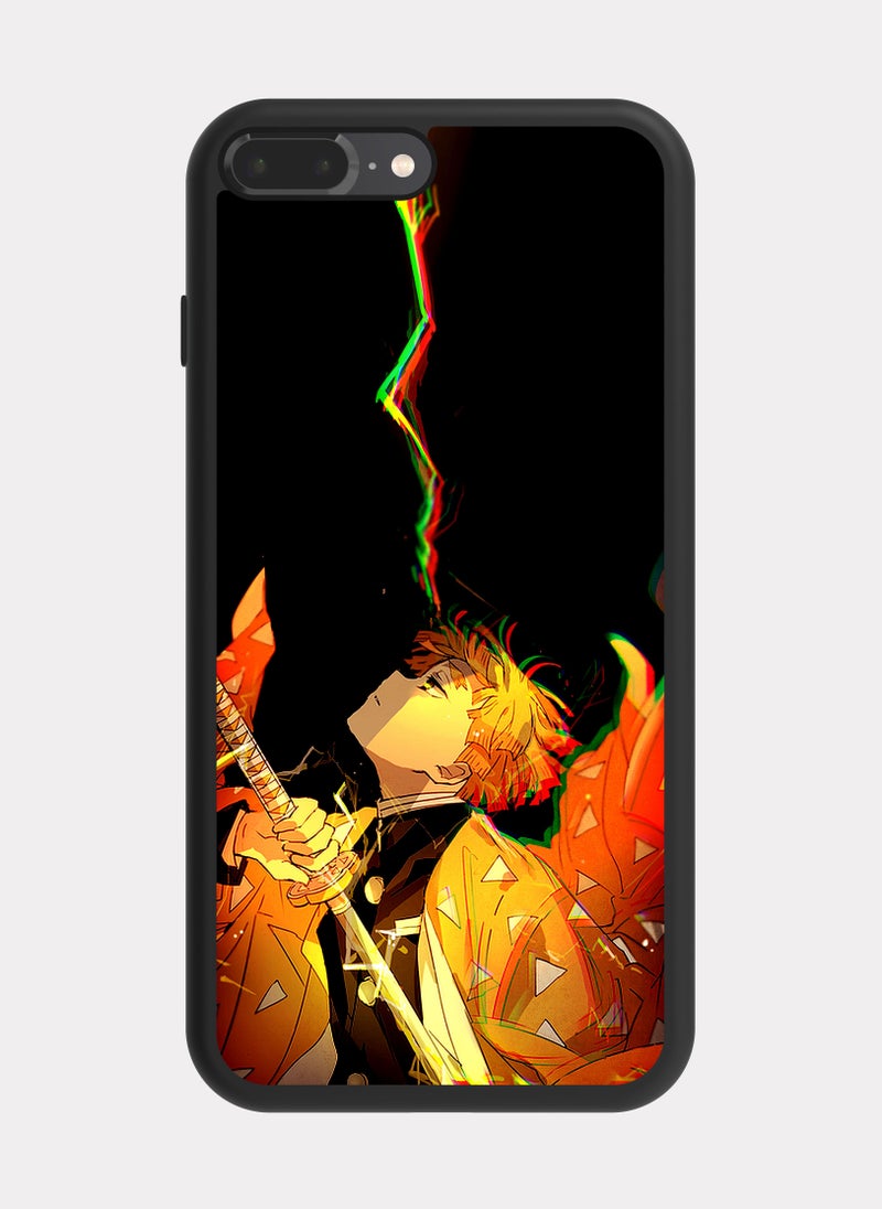 بكسلات كفر ايفون 7 بلس قاتل الشياطين زينيتسو برتقالي - Image 1