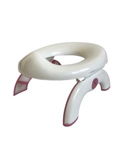Potette Plus 2-in-1 (Travel Potty) Trainer Seat White/Pink